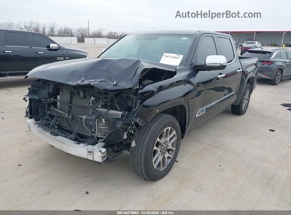 5TFMA5AB0NX015642 2022 TOYOTA TUNDRA Black Vista tres cuartos delantera izquierda