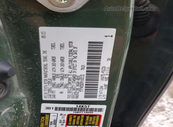 5TFMA5DB3PX103132 2023 TOYOTA TUNDRA Green Widok komory silnika