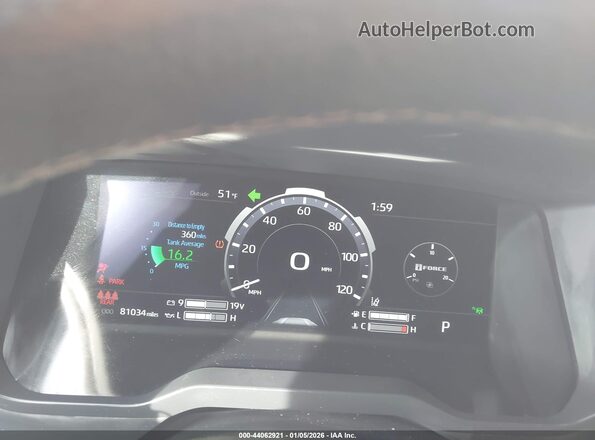 5TFMA5DB5NX030360 2022 TOYOTA TUNDRA Silver Հետևի նստատեղերի տեսք