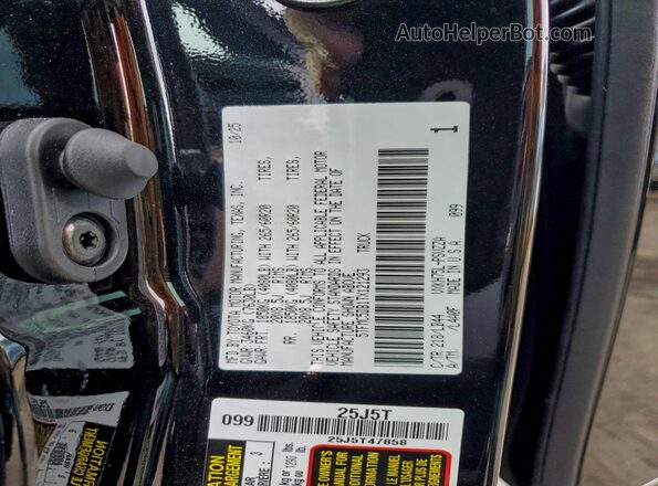 5TFMC5DB1TX121293 2026 TOYOTA TUNDRA Black 