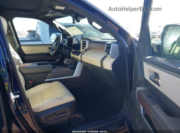 5TFMC5DBXPX018993 2023 TOYOTA TUNDRA HYBRID Blue Front interior view