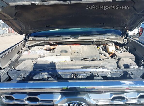 5TFMC5DBXPX018993 2023 TOYOTA TUNDRA HYBRID Blue Rear view