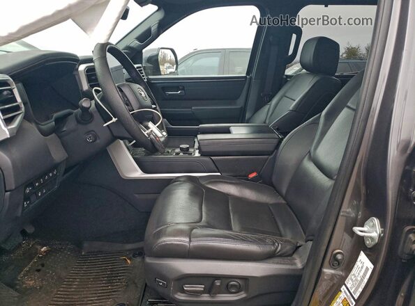 5TFNA5DB0PX105960 2023 TOYOTA TUNDRA Gray Widok wnętrza z przodu