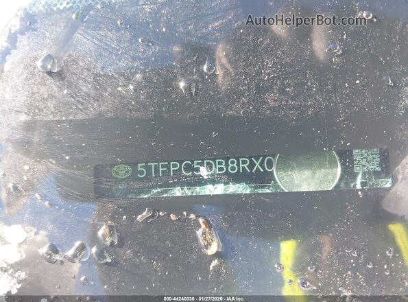 5TFPC5DB8RX083941 2024 TOYOTA TUNDRA HYBRID Black Widok komory silnika