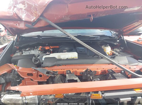5TFPC5DB9RX045098 2024 TOYOTA TUNDRA HYBRID Orange Vista trasera