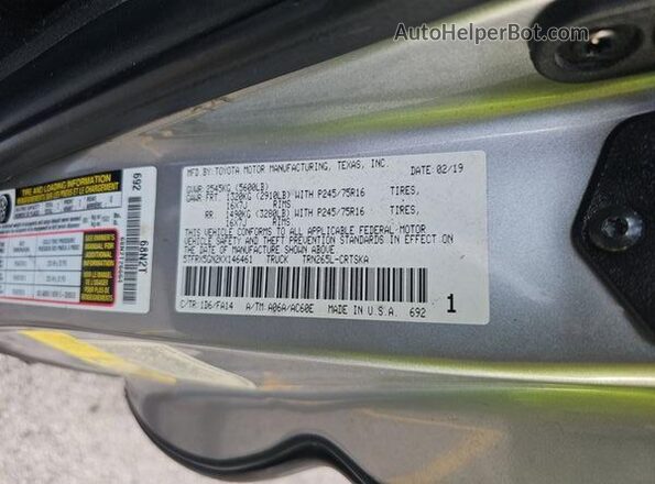 5TFRX5GN2KX146461 2019 TOYOTA TACOMA  