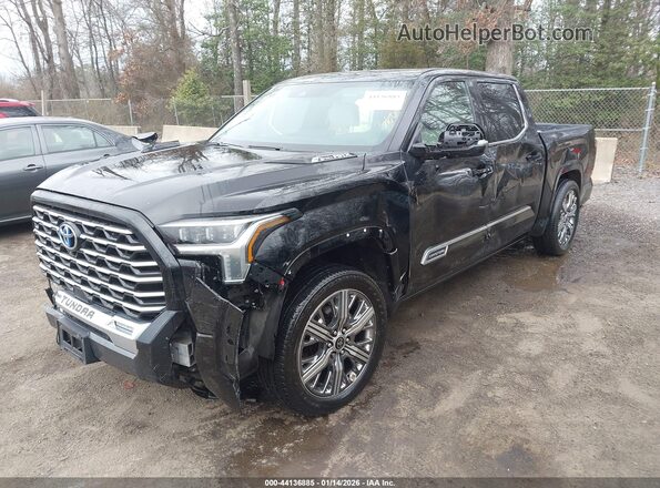 5TFVC5DB2PX030575 2023 TOYOTA TUNDRA HYBRID Black Przód lewy