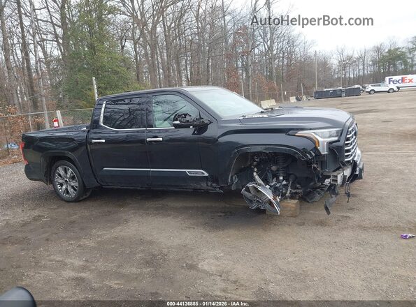 5TFVC5DB2PX030575 2023 TOYOTA TUNDRA HYBRID Black Widok wnętrza z tyłu
