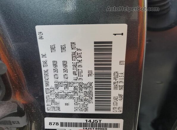 5TFWA5DB5RX185442 2024 TOYOTA LIMITED Серый Вид подкапотного пространства