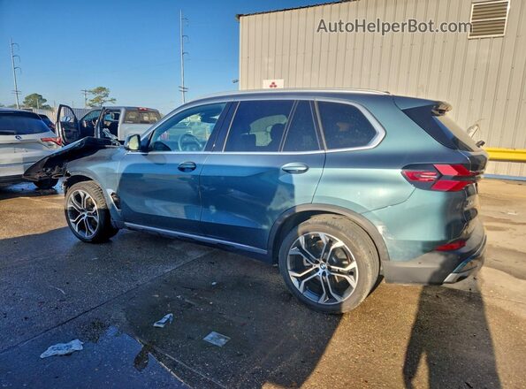 5UX13EU05S9Y43918 2025 BMW X5 Turquoise Rear left