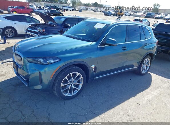 5UX13EU06R9S86382 2024 BMW X5 Green Передня ліва чверть