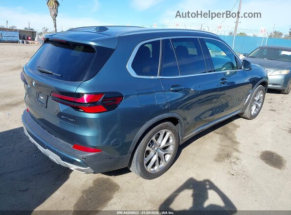 5UX13EU06R9S86382 2024 BMW X5 Green Задня права чверть