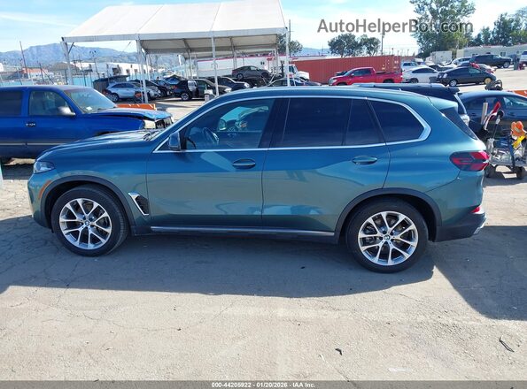 5UX13EU06R9S86382 2024 BMW X5 Green Панорамний вид салону 360°