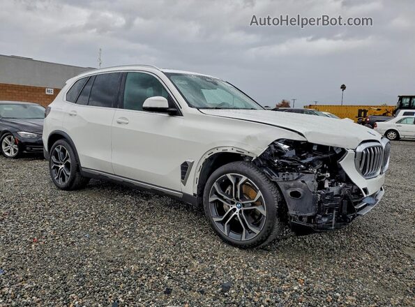 5UX13EU07R9T88841 2024 BMW X5 White წინა მარჯვენა