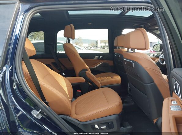 5UX23EM00R9S13092 2024 BMW X7 Dark Blue Вид наклейки с VIN-кодом