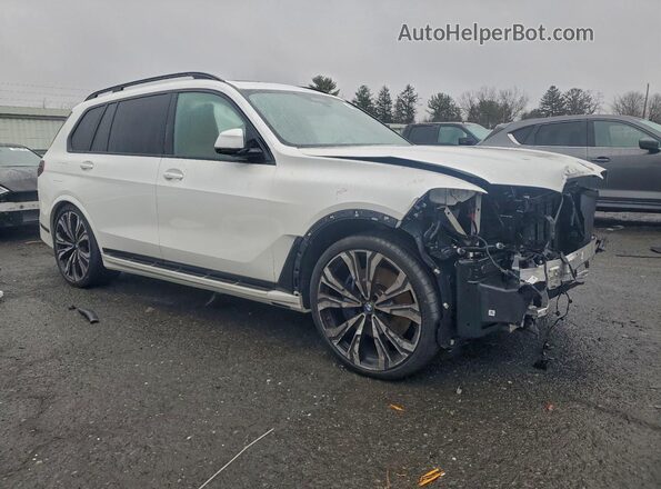5UX23EM06P9R40346 2023 BMW X7 White Առջևի աջ