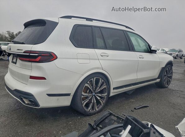 5UX23EM06P9R40346 2023 BMW X7 White Հետևի աջ