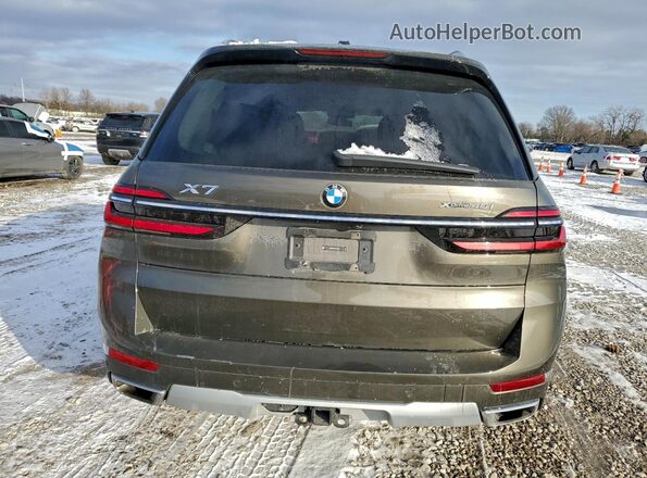 5UX23EM09R9T49222 2024 BMW X7 Tan Rear view