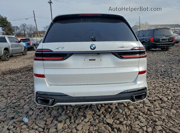 5UX23EM09R9U60255 2024 BMW X7 White Vista trasera