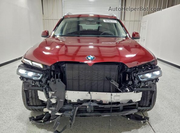 5UX23EM09T9065614 2026 BMW X7 Burgundy უკანა ხედი