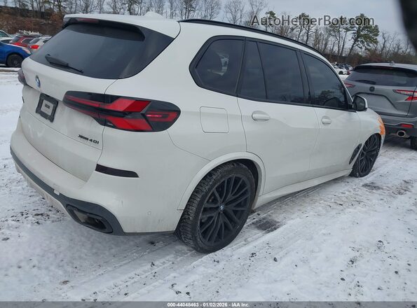 5UX23EU07R9T45539 2024 BMW X5 White Tył prawy