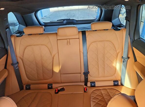 5UX23EU07R9U69309 2024 BMW X5 Black Rear seats view