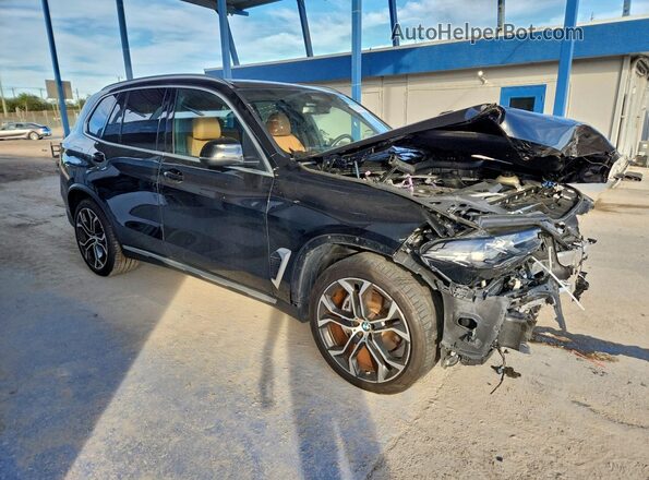 5UX23EU07R9U69309 2024 BMW X5 Black Front right