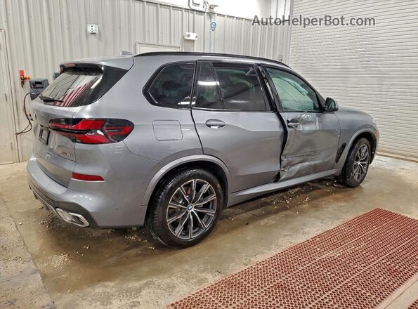 5UX23EU07S9Z24617 2025 BMW X5 Gray Հետևի աջ