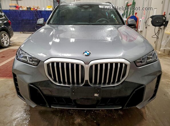 5UX23EU07S9Z24617 2025 BMW X5 Gray Դիմացի տեսք
