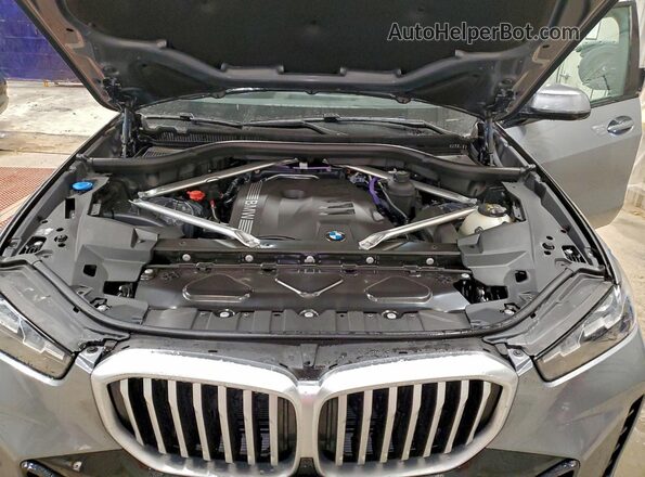 5UX23EU07S9Z24617 2025 BMW X5 Gray Շարժիչի բաժամունքի տեսք