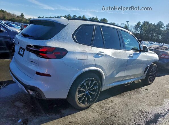 5UX23EU08S9Z37747 2025 BMW X5 White უკანა მარჯვენა