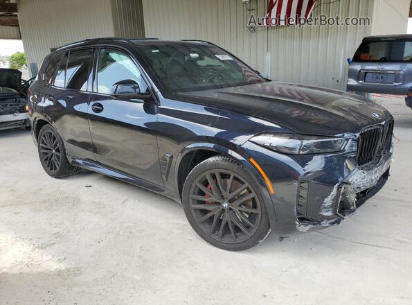 5UX23EU0XR9S36332 2024 BMW X5 Blue წინა მარჯვენა