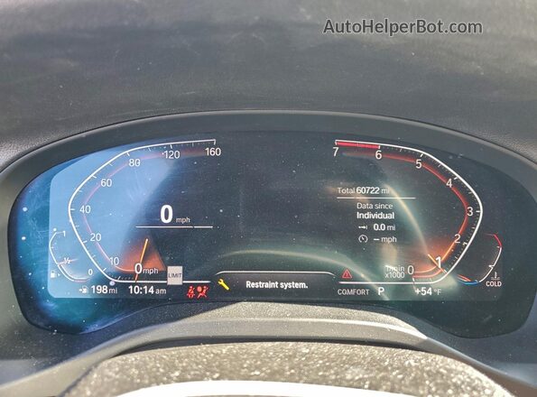 5UX2V1C01L9B83681 2020 BMW X4 White 