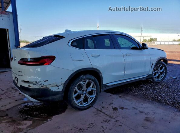 5UX2V1C01M9H34287 2021 BMW X4 Белый Задняя правая четверть