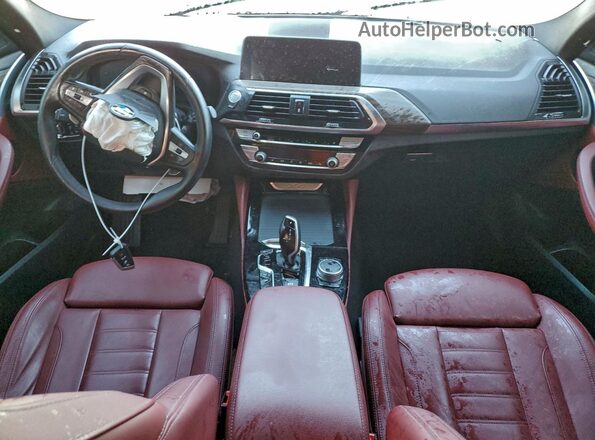 5UX2V1C01M9H34287 2021 BMW X4 Белый Вид панели приборов