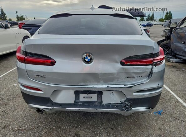 5UX2V1C03L9B28634 2020 BMW X4 Серебряный Вид сзади
