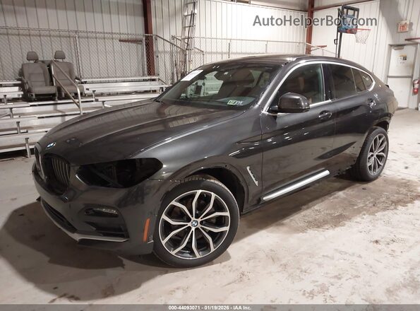 5UX2V1C04M9D87148 2021 BMW X4 Серый Передняя левая четверть