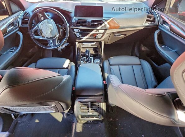 5UX2V1C08M9G72113 2021 BMW X4 Red 