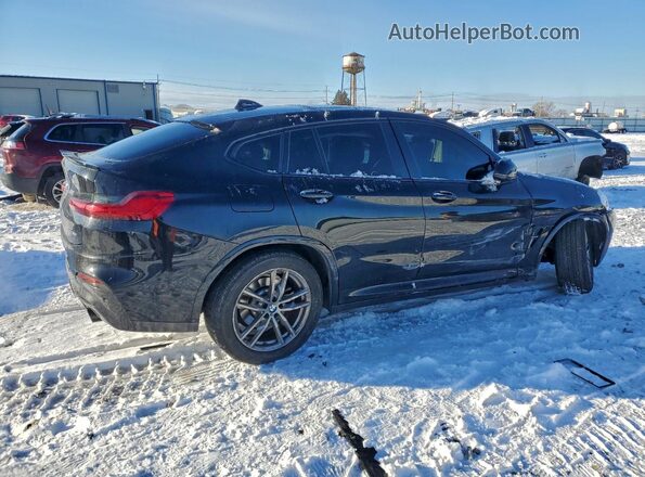 5UX2V1C08M9H97242 2021 BMW X4 Black უკანა მარჯვენა