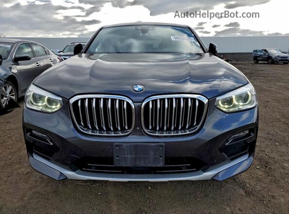 5UX2V1C09M9D82561 2021 BMW X4 Gray Вид спереду
