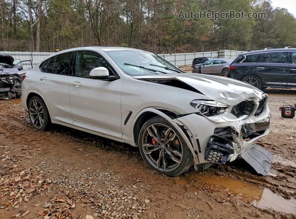 5UX2V5C05M9F33273 2021 BMW X4 White Przód prawy