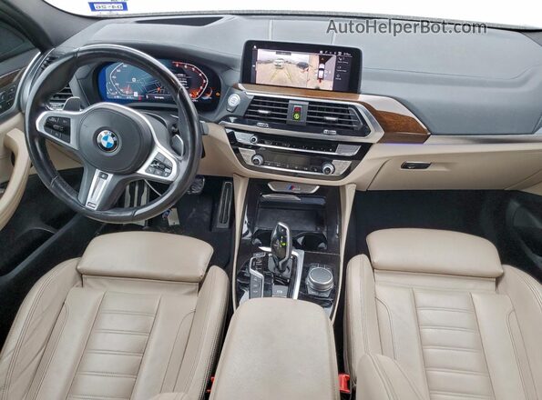 5UX2V5C07M9G68898 2021 BMW X4 Black Widok deski rozdzielczej