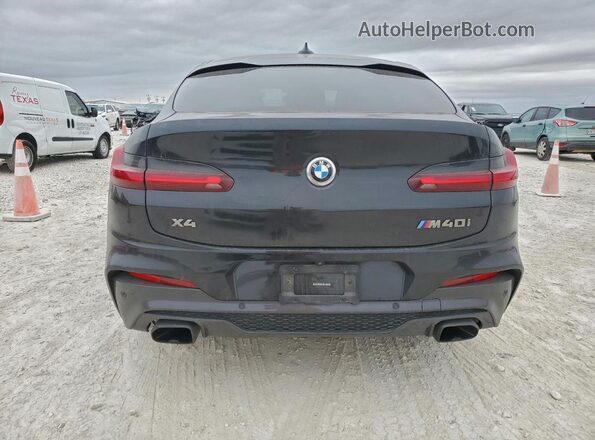 5UX2V5C07M9G68898 2021 BMW X4 Black Widok z tyłu