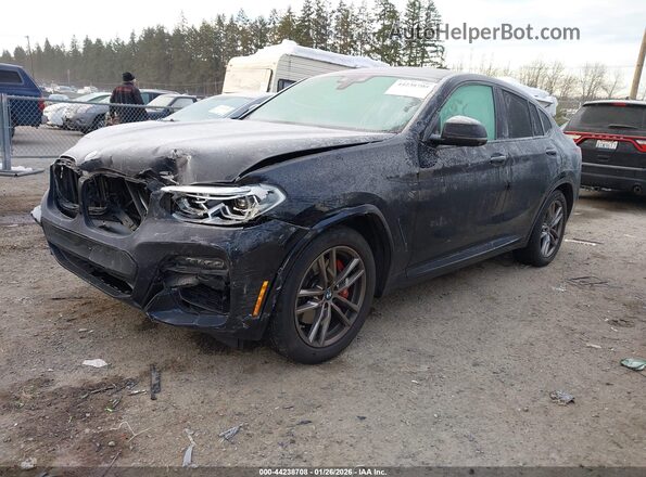 5UX2V5C08M9G49261 2021 BMW X4 Black Передня ліва чверть