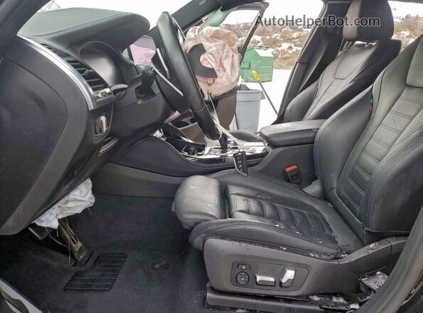 5UX2V5C09L9C96401 2020 BMW X4 Black Vista interior delantera
