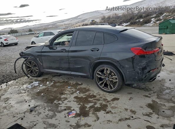 5UX2V5C09L9C96401 2020 BMW X4 Black Trasero izquierdo