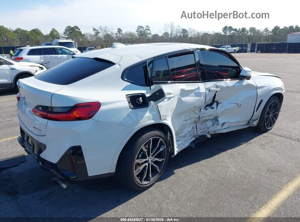 5UX33DT02P9N55057 2023 BMW X4 White Հետևի աջ