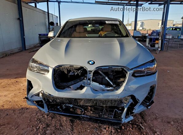 5UX33DT02S9133301 2025 BMW X4 Gray Вид спереду