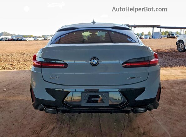 5UX33DT02S9133301 2025 BMW X4 Gray Вид ззаду
