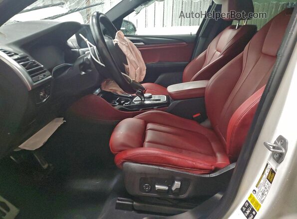 5UX33DT04N9K90431 2022 BMW X4 White Vista interior delantera